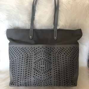 Stella & Dot Grey tote
